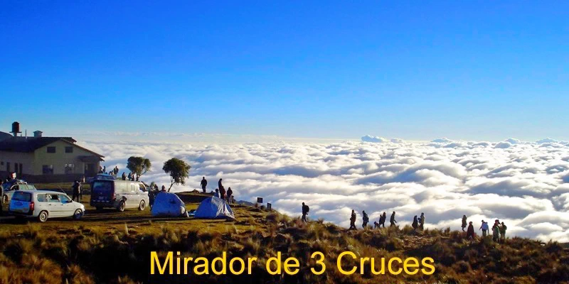 Mirador Tres Cruces de oro